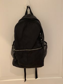 Black backpack from Target