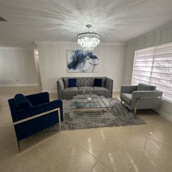 Juego De Sala Moderno 