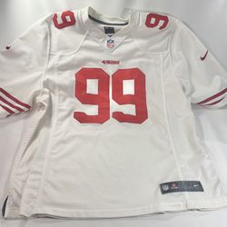 San Francisco 49ers Jersey Mens XXLarge White Nike #99 Aldon Smith NFL Football