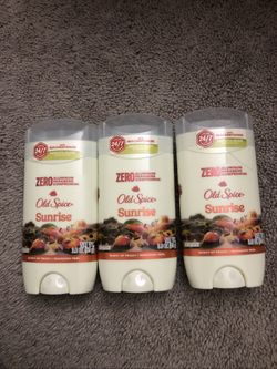 Lot of 3 old spice deodorant