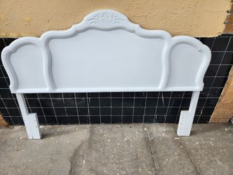 Full Size Headboard White 