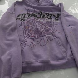 Purple spider hoodie