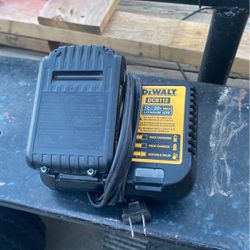 Battery And Charger Dewalt