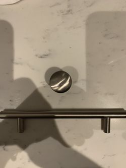 Kitchen hardware for cabinets - brushed nickel