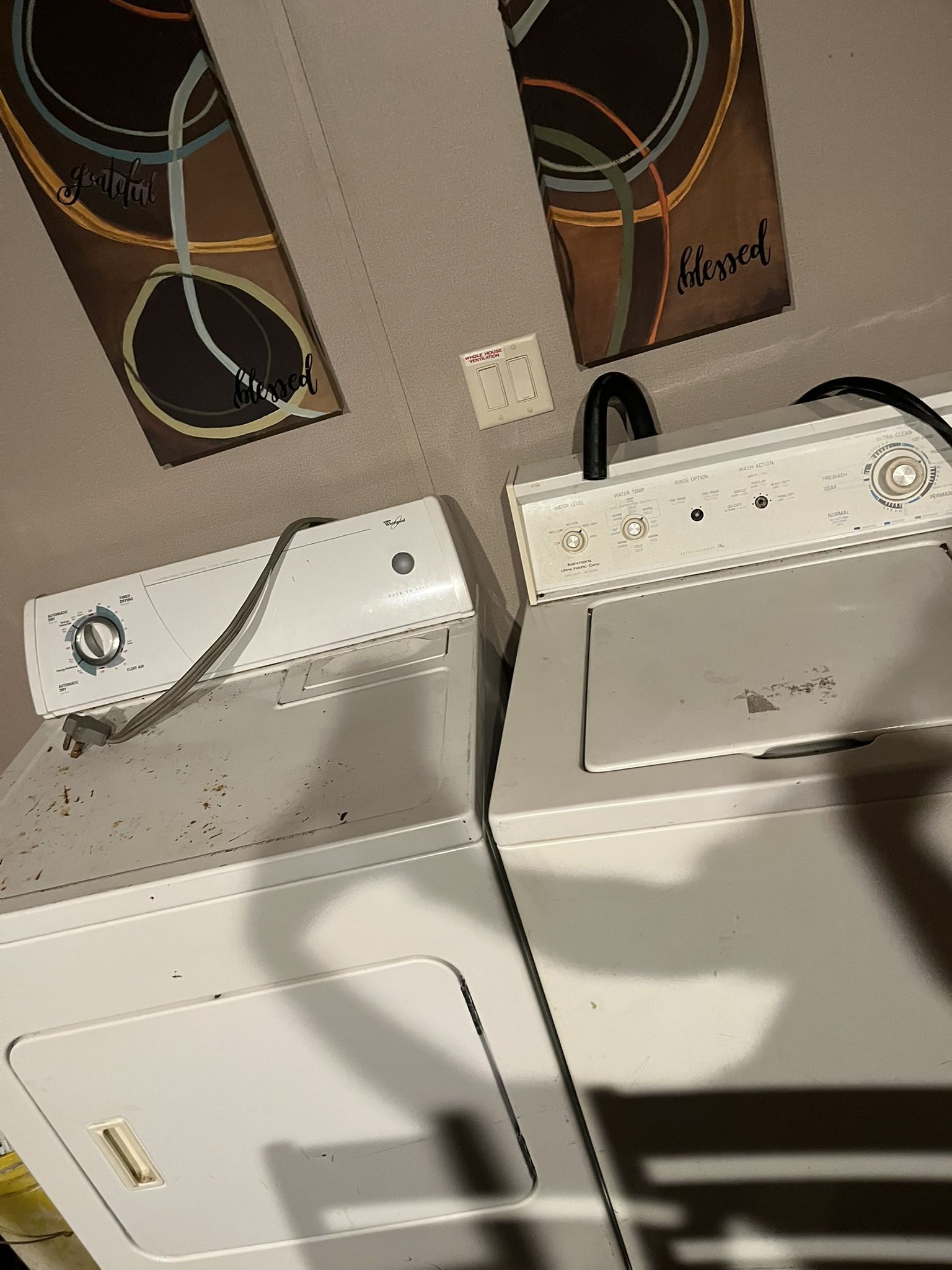 Washer &Dryer/Will Be cleaning Before pick Up!…