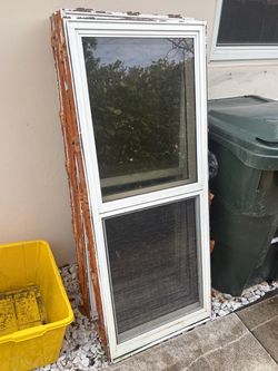 3  double insulated impact windows 24”x60” perfect and complete