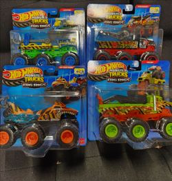 4 Hot Wheels Big Rigs , price each