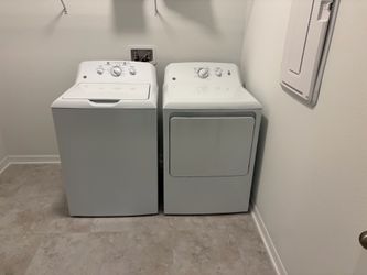 GE washer and dryer