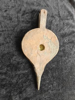 Vintage Antique Wood & Leather Fireplace Bellows – Primitive Hearth Air Blower Tool