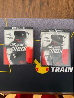 Law Abiding Citizen 4K Blu-ray + Bluray with slipcover Brand New