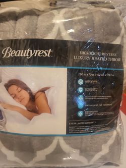 Beautyrest Heated Throw Blanket