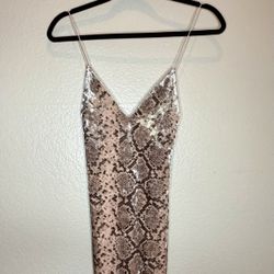 Snake Print Dress- NWT 