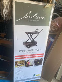 New Wooden Bar Cart