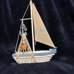 Wooden Sailboat 