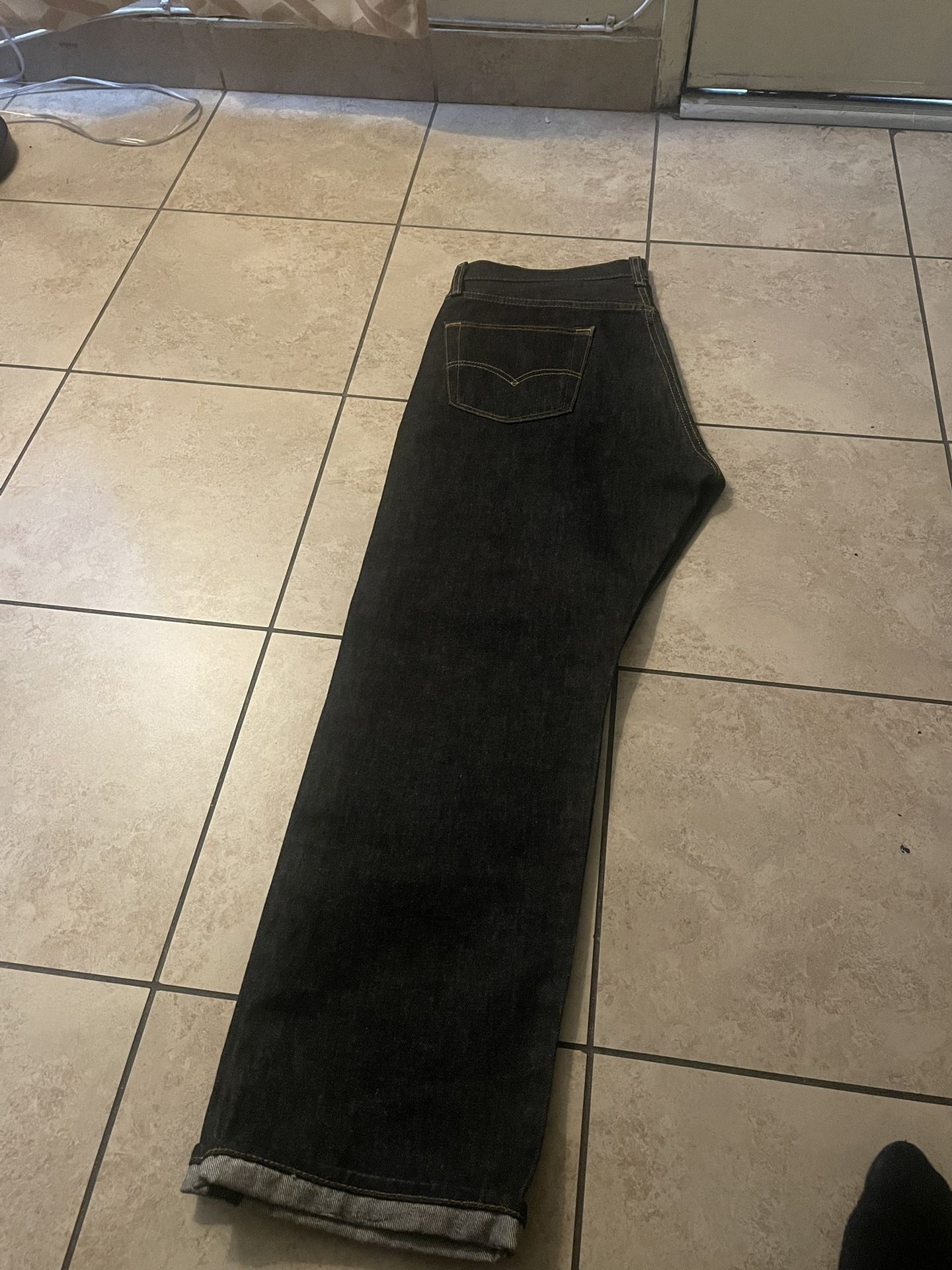 Charcoal 501s (36x32)
