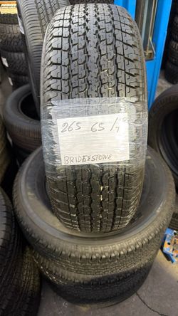 265/65/17 Bridgestone istaladas y balanceadas semi new