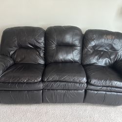 Couch And Love Seat (leather) Great Condition For A Really Great Price 