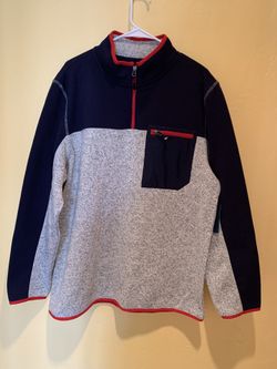 Quarter Zip Club Room Pullover Fleece Sweater Mens XL  ~New With Tags~