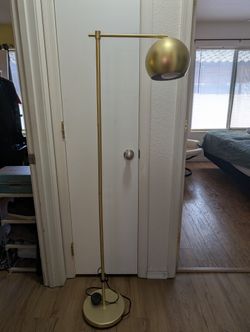 Vintage Style Brass / Gold Floor Lamp