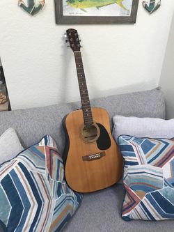 Perfect Fender Acoustic Guitar w/Extras