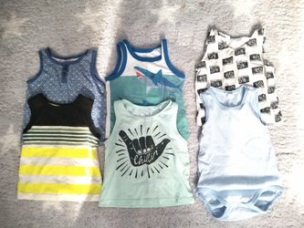 Baby toddler Boys summer tank 12-18m.