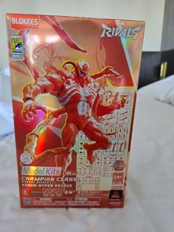 Blockees SDCC 2026 Exclusive Marvel Rivals Hyper Orange Venom Model Kit LE 3000