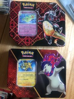 Empty Pokémon Collector Tin Set