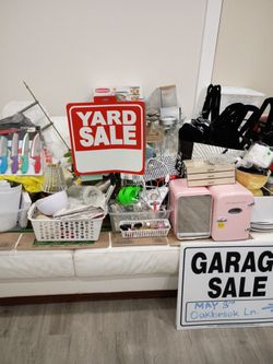 Yard Sale Saturday Nov, 8th.