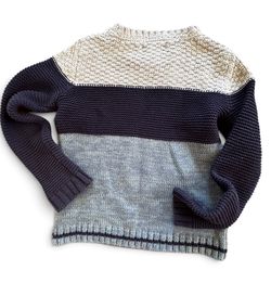 Tommy Bahama boys Color Block Knit Crewneck Sweater