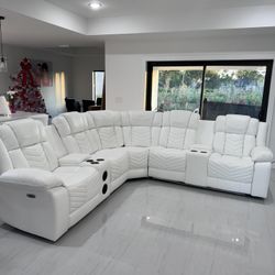 Brand New Power Reclining Sectional Sofa / Sofa Seccional Nuevo a Estrenar … Fast 🚚