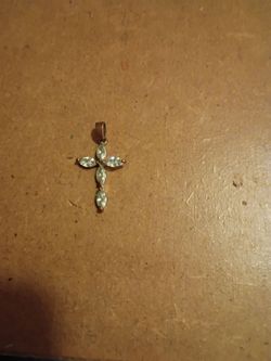 Vintage cross charm