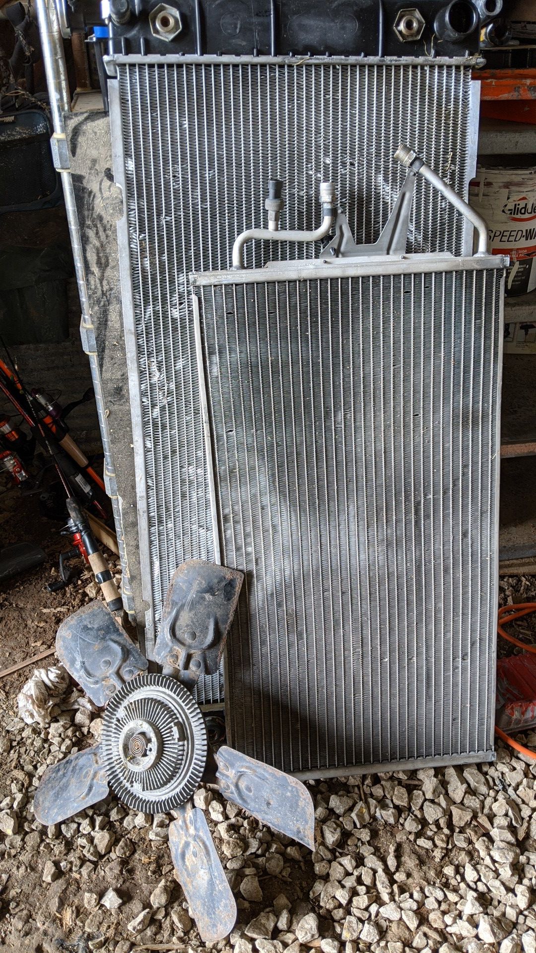 Radiator, Trans Cooler & Fan