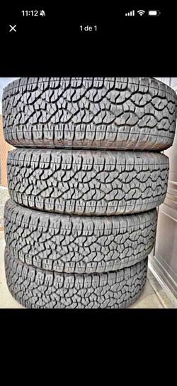 275/65/20 Goodyear 🌟🌟 Vendo un set de llantas con 80% de vida las 4 🌟🌟🤩