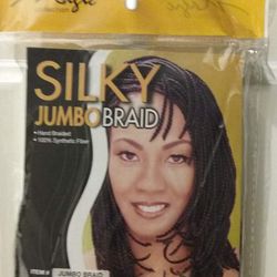 Magic Collection Silky Jumbo Braid, 100% Synthetic Fiber, Color: 1B, NEW

