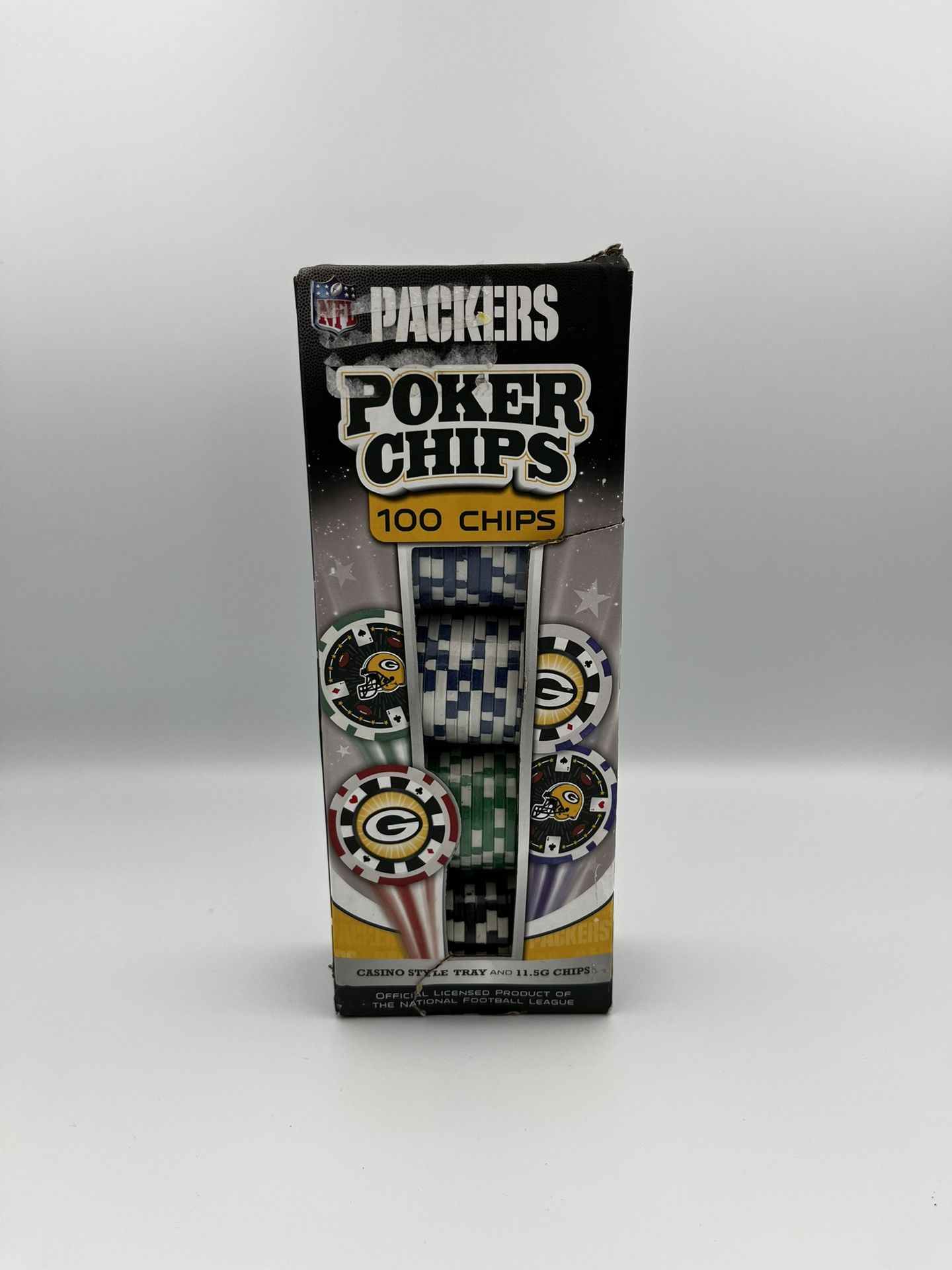 Green Bay Packers NFL Poker Chips 100pc