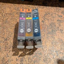 Canon 8 Printer ink MYC