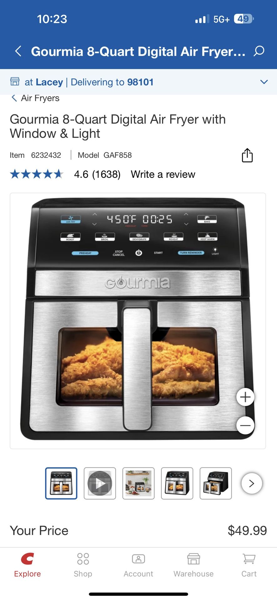 Gourma 8qt Air Fryer