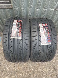 Brand new 285 35 18 lexani high performance tires set of 2