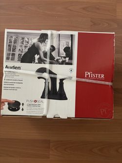 Pfister Auden Center set with push seal