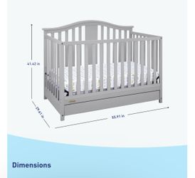  Graco® Solano® 4-in-1 Convertible Crib with Drawer