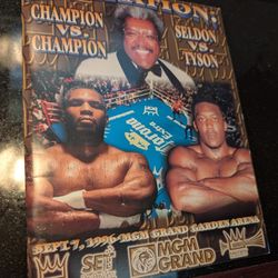 Mike Tyson Vs Bruce Seldon MGM Fight Program - 9.7.96 - Tupac Attended Before He Got Shot