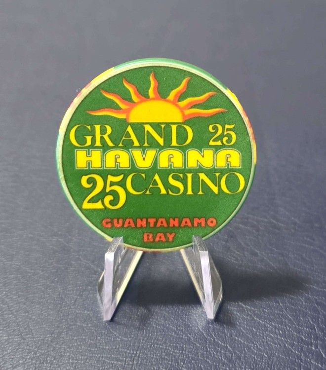 Casino Chips-25-grand Havana-guantanamo Bay