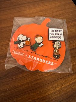 Starbucks x Peanuts Enamel Pin Set- LIMITED EDITION!
