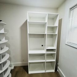 White shelf