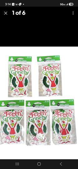 Grinch Gift Tags
