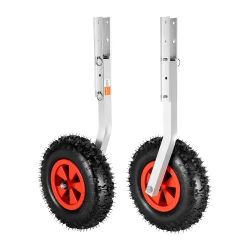 Boat launching wheels