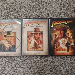 Indiana Jones 1, 3 & 4 DVD