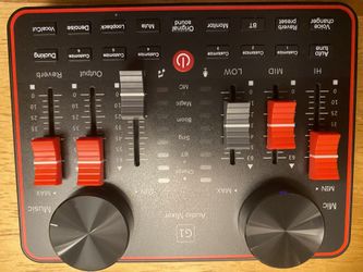 Mini Audio Mixer Sound Card For Podcast