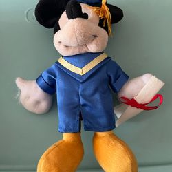 Mickey Mouse Graduation Beanie Baby