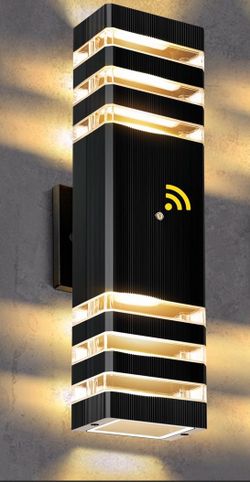 LED Square Up & Down Wall Lights,Outdoor Wall Lights Exterior Light Fixtures